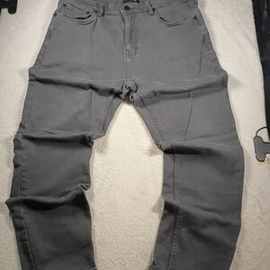 Banana Republic Gray Stretch Jeans Mens 36x30 Modern Straight Denim Pants